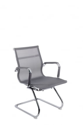 Кресло для посетителей Opera CF сетка Серый_1