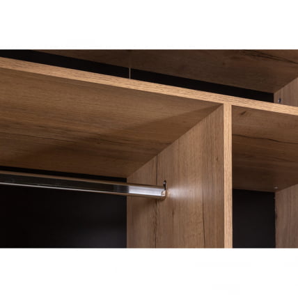 Шкаф двухстворчатый Лофт без зеркал Дуб Табак / Loft_4