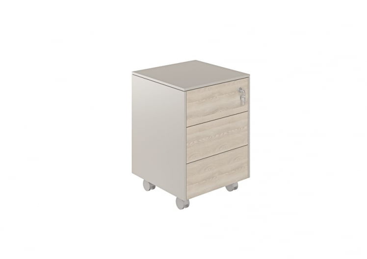 Тумба мобильная Atlas NZ-0224.GS.YN Серый камень Ясень Наварра_0