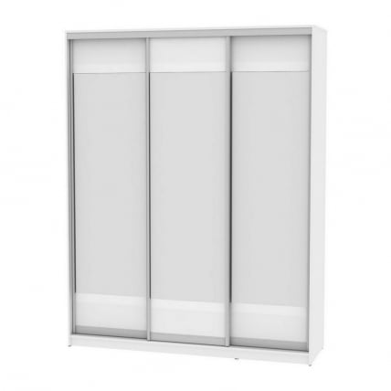 Шкаф-купе B-230х180х60-3(Белый-D10D10D10)_0