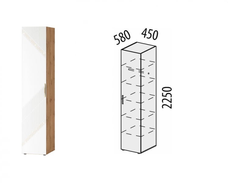 Шкаф-пенал (лев/прав) Монако 903.10_1