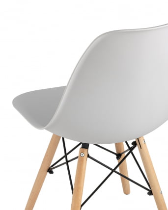 Стул Еамес Стйле ДСВ светло-серый (разборный каркас) / Eames Style DSW_6