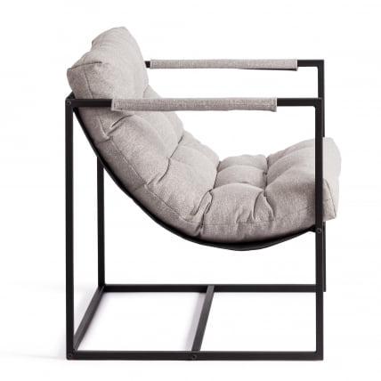 Кресло Charli/Чарли рогожка, серо-бежевый, 3M 16/2, 70х70х84 см_2