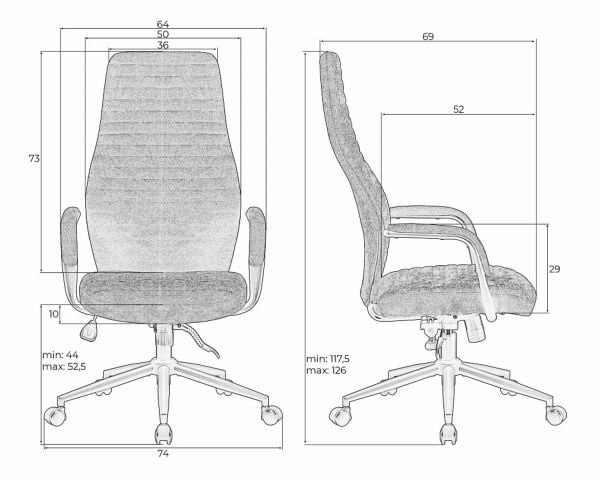 Офисное кресло для руководителей ДОБРИН ЛОКИ (антрацит (ВРХ230-01)) / DOBRIN LOKI (VRH230-01))_9