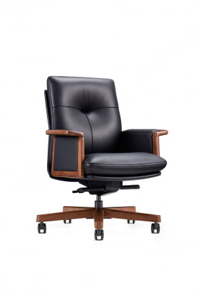 Кресло руководителя Вивальди ЛБ / Вивалди ЛБ Б 2262 блаcк / LB Vivaldi LB B black_0