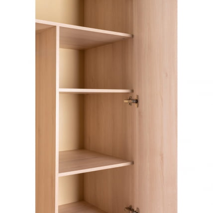 Шкаф двухстворчатый Сканди (ДС) Жемчужно-белый_3