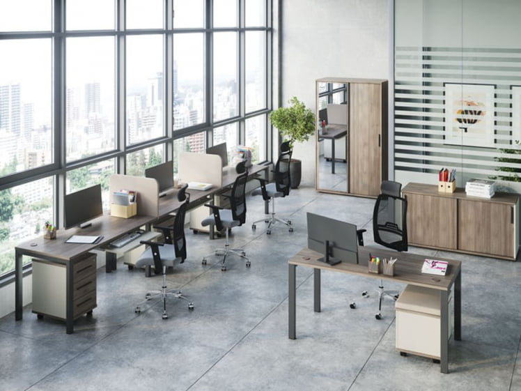 Приставка на один стол New Line NLN36377434 Дуб шамони темный_1