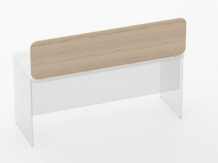 Экран разделительный прямой Glassy 5.14.16 Венге_1