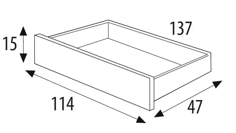 Ящик для кровати 120*60 Micuna CP-1405 grey_2