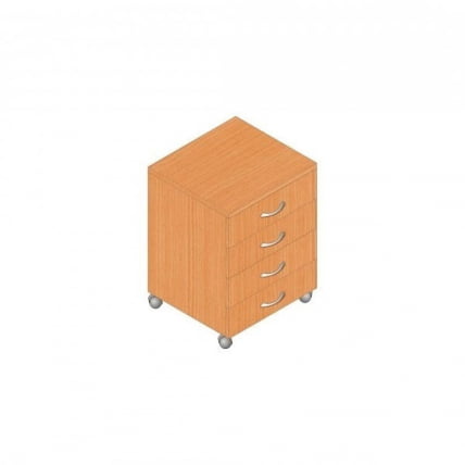 Тумба подкатная Р.Т-4 Дуб Кронберг_0