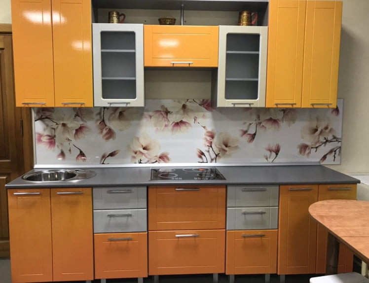 Глянцевый фартук (КОМПОЗИТ) KM 08_1