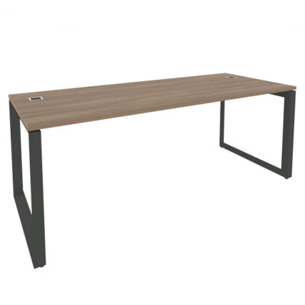 Стол рабочий руководителя на О-образном м/к ONIX O.MO-SRR-6.8 Дуб Аризона/Антрацит_0