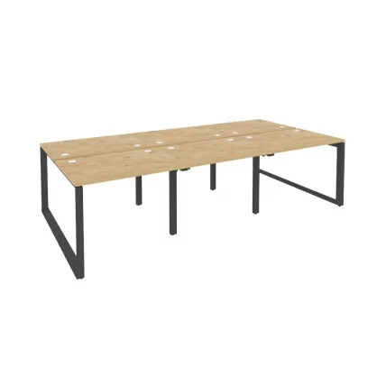 Рабочая станция на О-образном м/к ONIX O.MO-D.RS-6.1.7 Тиквуд Светлый/Антрацит_0