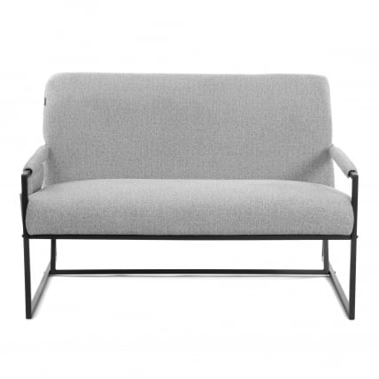 Диван Charli LUX/Чарли Люкс велюр/букле, VT shape silver_4