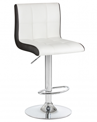 Стул барный DOBRIN CANDY (бело-черный) 2 шт_1