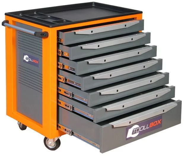 Тележка инструментальная TBS-7 оранжевый_1