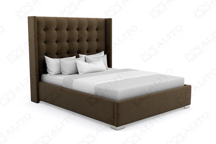 Кровать Milano 140x200 велюр Seven 115_8