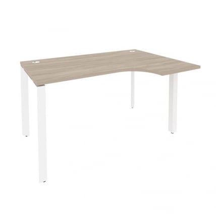 Стол эргономичный правый на П-образном м/к ONIX O.MP-SA-2R Дуб Аттик/Белый_0