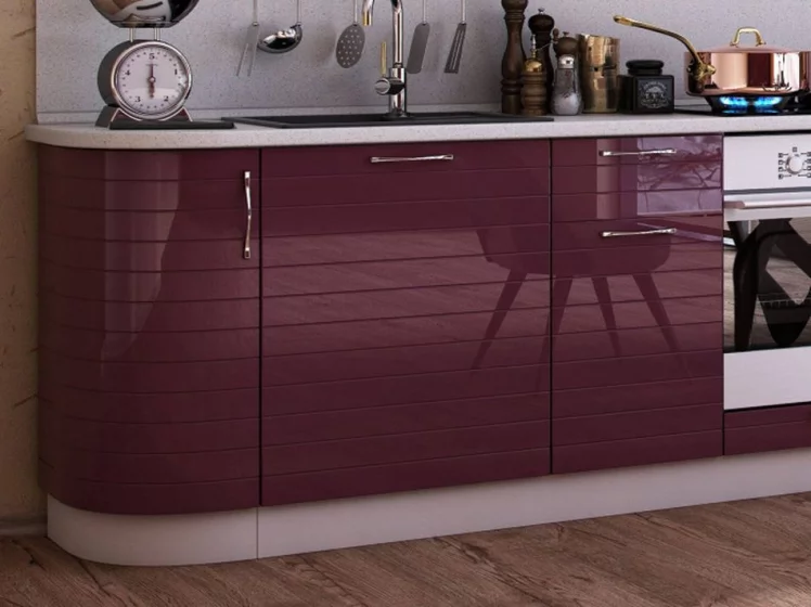 Кухонный гарнитур Анастасия №8 Белый Ежевика_6