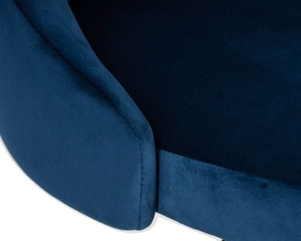Стул барный ДОБРИН ДЖОСЕПХ БЛАCК (синий велюр (МДЖ9-117)) 2 шт / DOBRIN JOSEPH BLACK (MJ9-117))_6