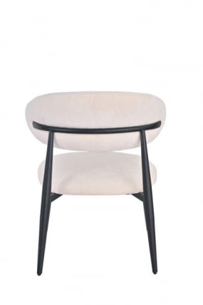 Кресло лаунж Ayla молочный 2 шт._3