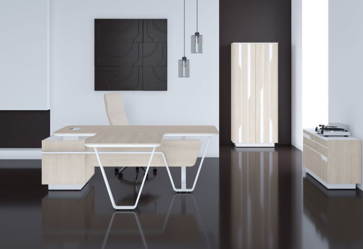 Стол журнальный Line СФ-571608.1 Дуб светлый Белый_1