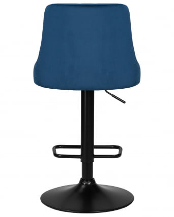 Стул барный DOBRIN JOSEPH BLACK (синий велюр (MJ9-117))_4
