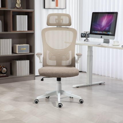 Кресло офисное TopChairs Airone бежевый ткань_4