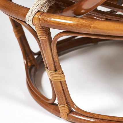 Кресло PAPASAN 23/01 W /с подушкой/ диаметр подушки 129 см, 115х101х104 см, Pecan (орех), ткань Старт_9