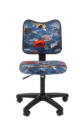 Детское кресло CХАИРМАН КИДС 102 Блаcк Машинки / CHAIRMAN KIDS Black_1