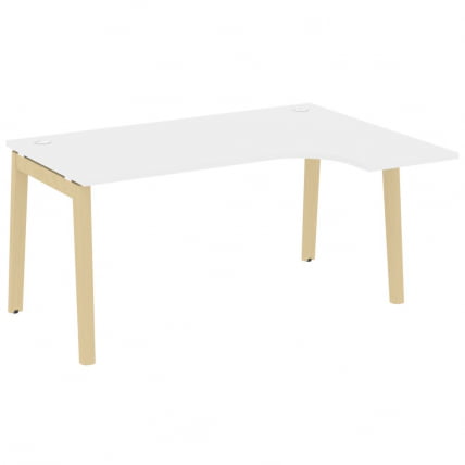 Стол эргономичный левый ONIX WOOD OW.SA-4(R) Белый Бриллиант/Светлый_0