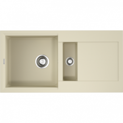 Мойка Omoikiri Sakaime 86-2-Be Tetogranit/Ваниль_0