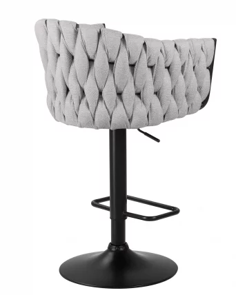 Стул барный DOBRIN LEON Серая ткань LAR 275-17_3