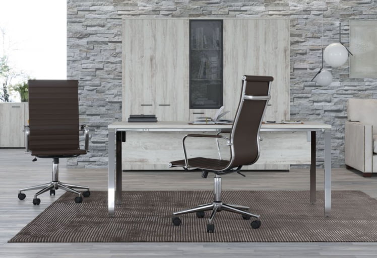 Кресло для руководителя CHAIRMAN 755 экокожа Красный_5