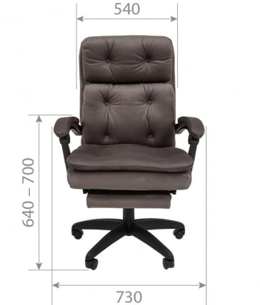 Кресло руководителя CХАИРМАН ДОМ (Хоме) 442 Темно-бежевый / CHAIRMAN (Home)_4