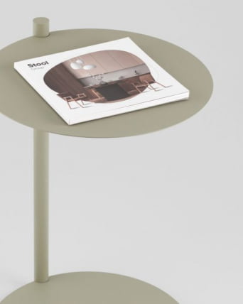 Журнальный столик Siara металл оливковый_8