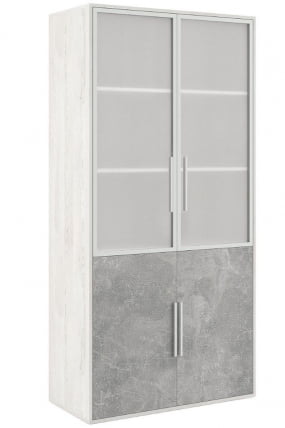 Шкаф для бумаг B-TONE BTN36150131 Сосна Бетон светлый_0