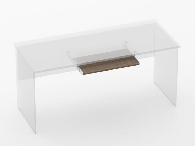 Полка под клавиатуру Twin ПК Дуб Верцаска_0