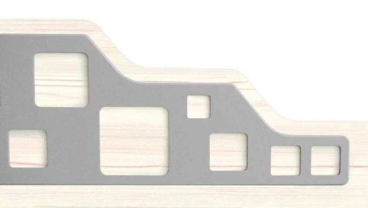 Комплект мебели для комнаты подростка Мегаполис №1 Сосна Астрид_12