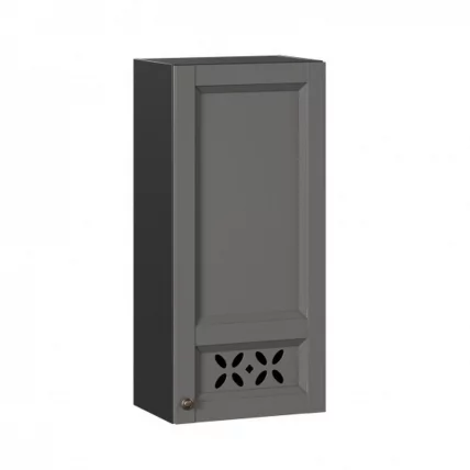 Шкаф кухонный 450 высокий Амели-3 ЛД 299.430.000.044 Черный Оникс серый_0