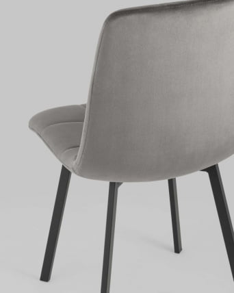 Стул Чиллй велюр Антрацитовый / Chilly_6