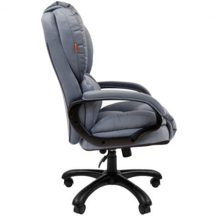 Кресло руководителя CHAIRMAN 434 HOME велюр Голубой_2