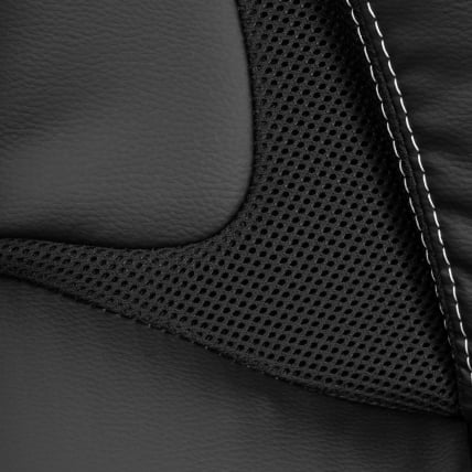 Кресло руководителя Cambridge metalBL кож/зам/ткань, черный/черный, 36-6/11_12