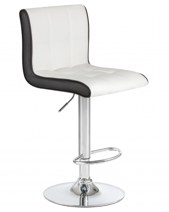 Стул барный DOBRIN CANDY (бело-черный) 2 шт_2