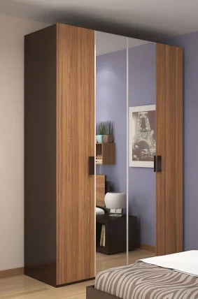 Шкаф для одежды и белья 111 Hyper Венге/Палисандр (спальня)_0