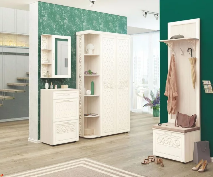 Стеллаж торцевой (лев/прав) Тиффани 47.15 Сосна Астрид Мелинга_4