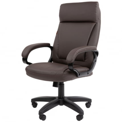 Кресло руководителя Chairman 794 LT экокожа Коричневый_3
