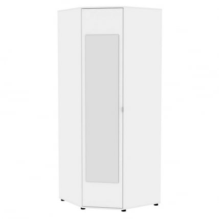 Шкаф распашный Алиса(H6_M2) 2230х854х854 с торцевой ручкой (Белый)_0