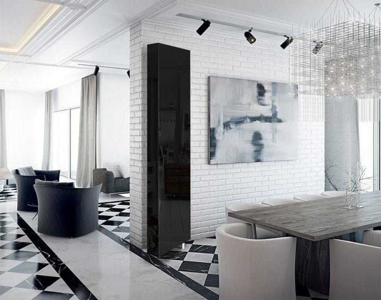 Поворотный шкаф в черном стекле Drive SP Черный_4