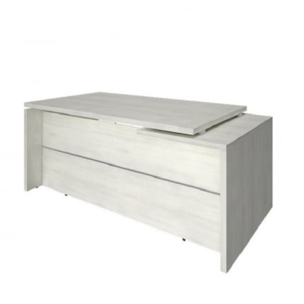 Стол руководителя YALTA LT-В 22 L Снежная Платина_0